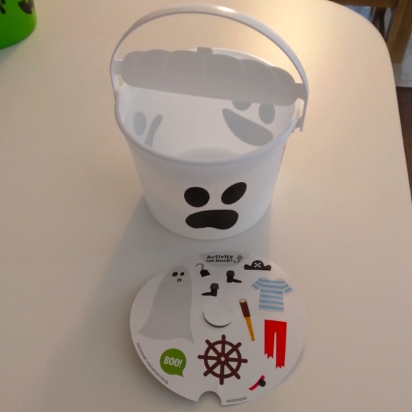 Mcdonald's McBoo Halloween Bucket 2022 + Stickers - Picture 1 of 4